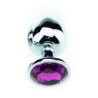 Generique Plug Bijou Strass Violet - SMALL 6.5 x 2.7cm